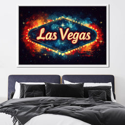 Las Vegas Neon Stardust - NicheCanvas