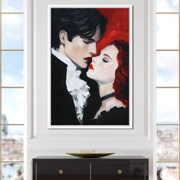 Gothic Lovers Midnight Kiss - NicheCanvas
