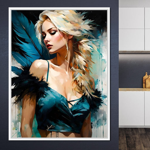 Female Portrait 0025 - Vizahn Burger Canvas Print