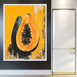Papaya Vibrance - NicheCanvas