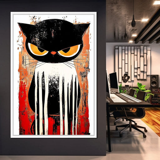 Ferocious Feline Enigma Canvas Print