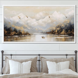 Tranquil Alpine Morning Voyage - NicheCanvas