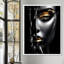 Golden Shadows Elegance - NicheCanvas