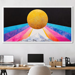 Golden Horizon Radiance - NicheCanvas