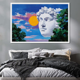 Sunlit Marble Reverie - NicheCanvas