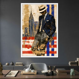 Gentleman of the Painted Skyline - NicheCanvas