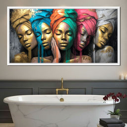 Golden Reverie Sisterhood - NicheCanvas