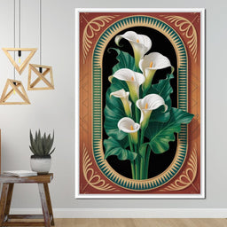 Art Deco Calla Symphony - TooplesArt - NicheCanvas
