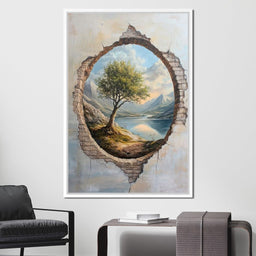 Panoramic Tranquility Portal - NicheCanvas