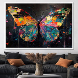 Enchanted Butterfly Mosaic - NicheCanvas