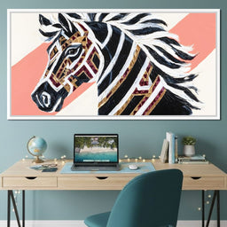 Majestic Mosaic Stripes - Alicia Smith - NicheCanvas
