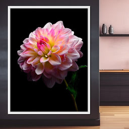 Radiant Dahlia Petals Macro Glow - NicheCanvas