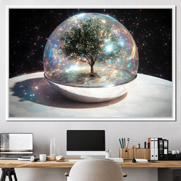 Celestial Arboreal Oasis - NicheCanvas