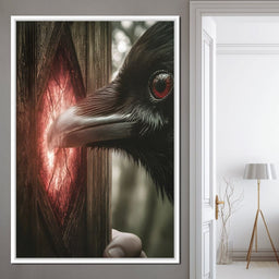 Portal of Crow Shadows - NicheCanvas