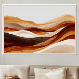 Sahara Dunes Earth Tones - NicheCanvas