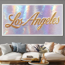 Golden Dreams of LA Sunset - NicheCanvas