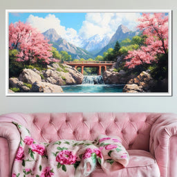 Bridge Over Tranquil Waters - NicheCanvas