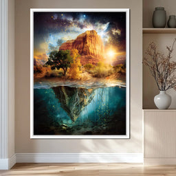 Celestial Canyon Dual Realm - NicheCanvas