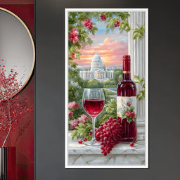 Capitol Tranquility & A Cup of Wine - NicheCanvas