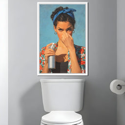 Bathroom Spray Portrait - NicheCanvas