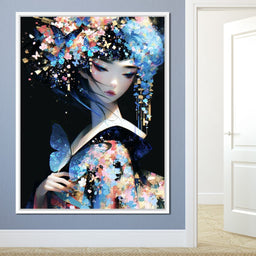 Flash Light Chaos Geisha - NicheCanvas