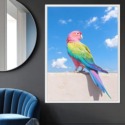 Vibrant Parrot - NicheCanvas