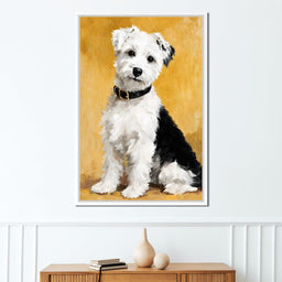 Furry Companion Golden Glow - NicheCanvas
