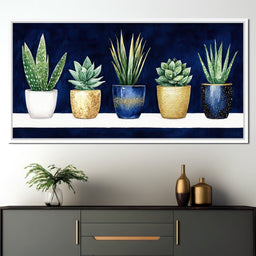 Pots of Verdant Harmony - NicheCanvas