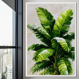 Verdant Rhythm of Tropical Palms - NicheCanvas