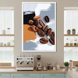 Coffee Beans Modern Vibe - NicheCanvas