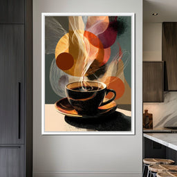 Morning Brew Abstract Fusion - NicheCanvas