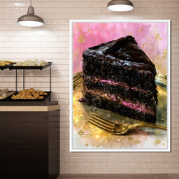 Decadent Slice Of Midnight - NicheCanvas