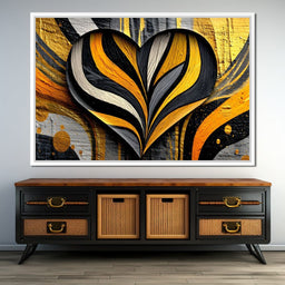 Golden Heartbeat Essence - NicheCanvas