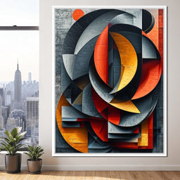 Colorful Modern Art 038 - Johanjjf - NicheCanvas