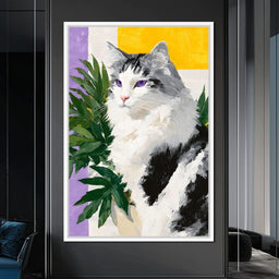 Maine Coon Violet Eye Majesty - NicheCanvas