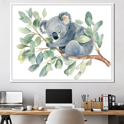 Dreamy Koala Slumber Nest - NicheCanvas