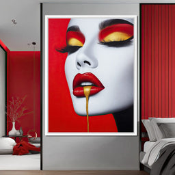 Luxe Lips - TooplesArt - NicheCanvas