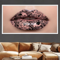 Enchanted Koi Elegance Lips - NicheCanvas