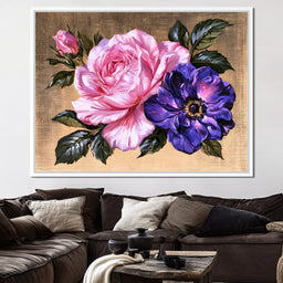 Celestial Rose And Cosmic Petals - NicheCanvas