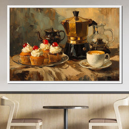 Espresso and Cherry Cupcakes - NicheCanvas