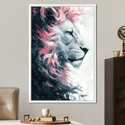 Majestic Pink Mane Monarch - NicheCanvas