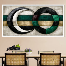 Silent Rhythms of Two Intersecting Worlds - NicheCanvas