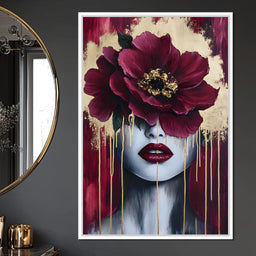 Golden Petals Silent Beauty - NicheCanvas