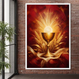 Sacred Grain and Golden Cup - NicheCanvas