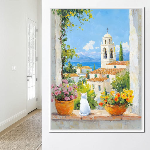 Mediterranean Morning Calm Canvas Print