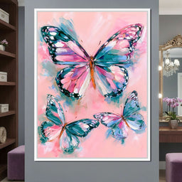 Fluttering Past The Pale Horizon - NicheCanvas
