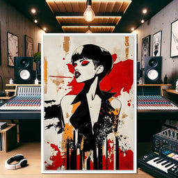 Rebellion in Sable Tones - NicheCanvas