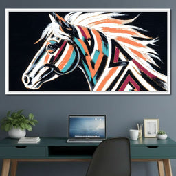 Prismatic Stallion Spirit - NicheCanvas