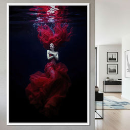 Crimson Depths - TooplesArt - NicheCanvas