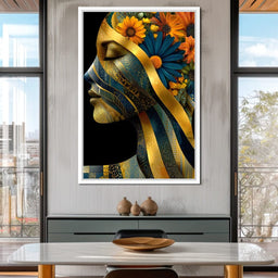 Golden Flora Dreams Unveiled - NicheCanvas